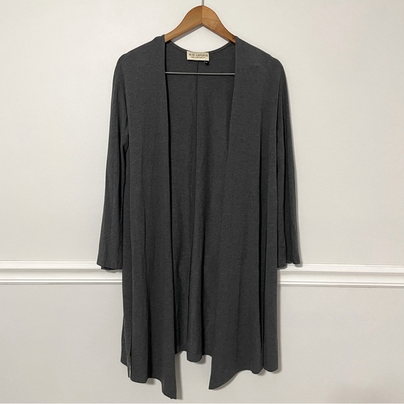 MM Lafleur • graham kimono in charcoal sz M - Picture 3 of 8